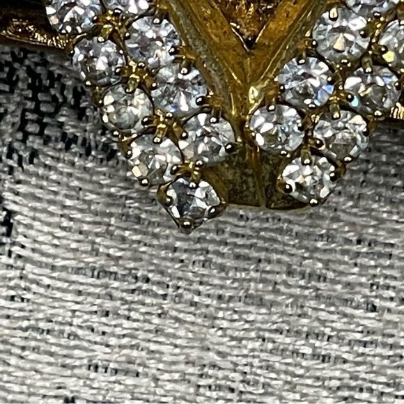 Vintage Metallic Gold Belt With Crystal XXX Buckle main image 14